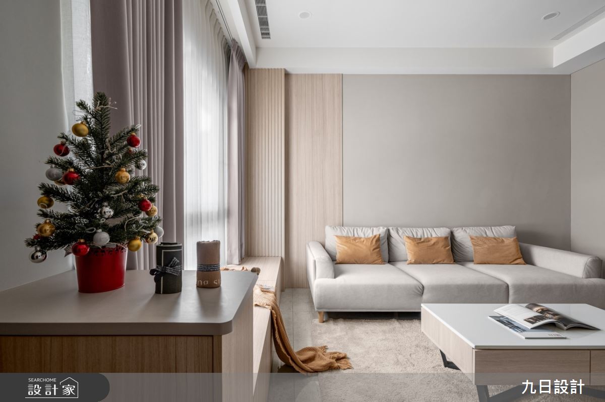 72坪新成屋(5年以下)＿北歐簡約風客廳臥榻案例圖片＿九日室內裝修設計＿九日_119之27