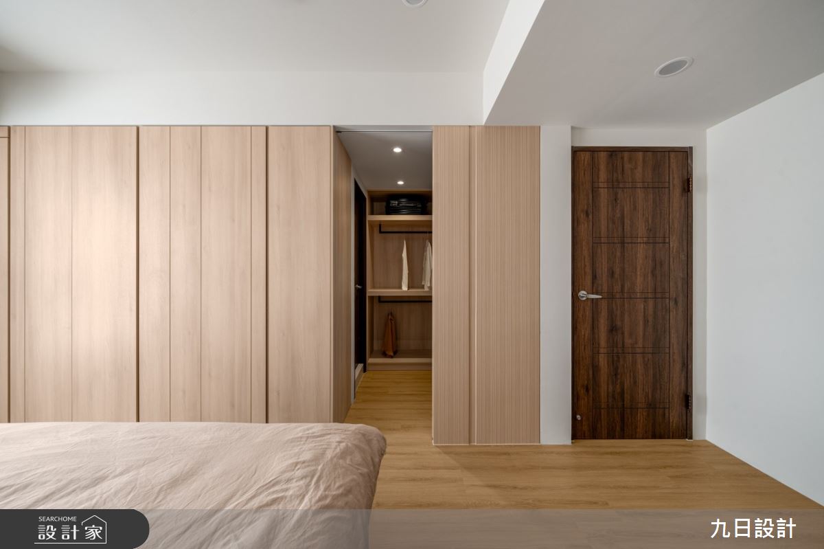 72坪新成屋(5年以下)＿北歐簡約風臥室更衣間案例圖片＿九日室內裝修設計＿九日_119之30