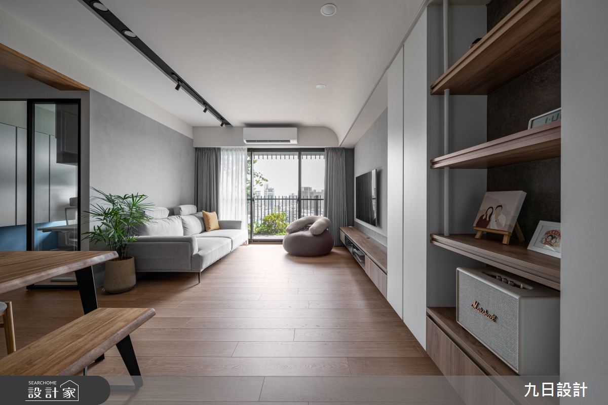 23坪新成屋(5年以下)＿日式北歐風客廳餐廳案例圖片＿九日室內裝修設計＿九日_120之2