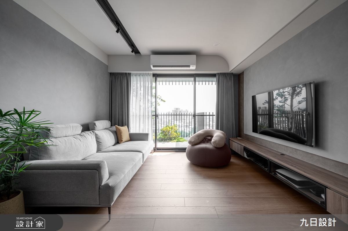 23坪新成屋(5年以下)＿日式北歐風客廳案例圖片＿九日室內裝修設計＿九日_120之7