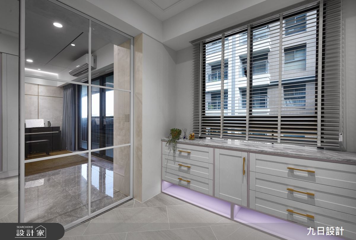 53坪新成屋(5年以下)＿輕奢風玄關案例圖片＿九日室內裝修設計＿九日_121之4