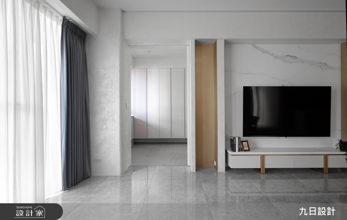53坪新成屋(5年以下)＿輕奢風客廳案例圖片＿九日室內裝修設計＿九日_121之14