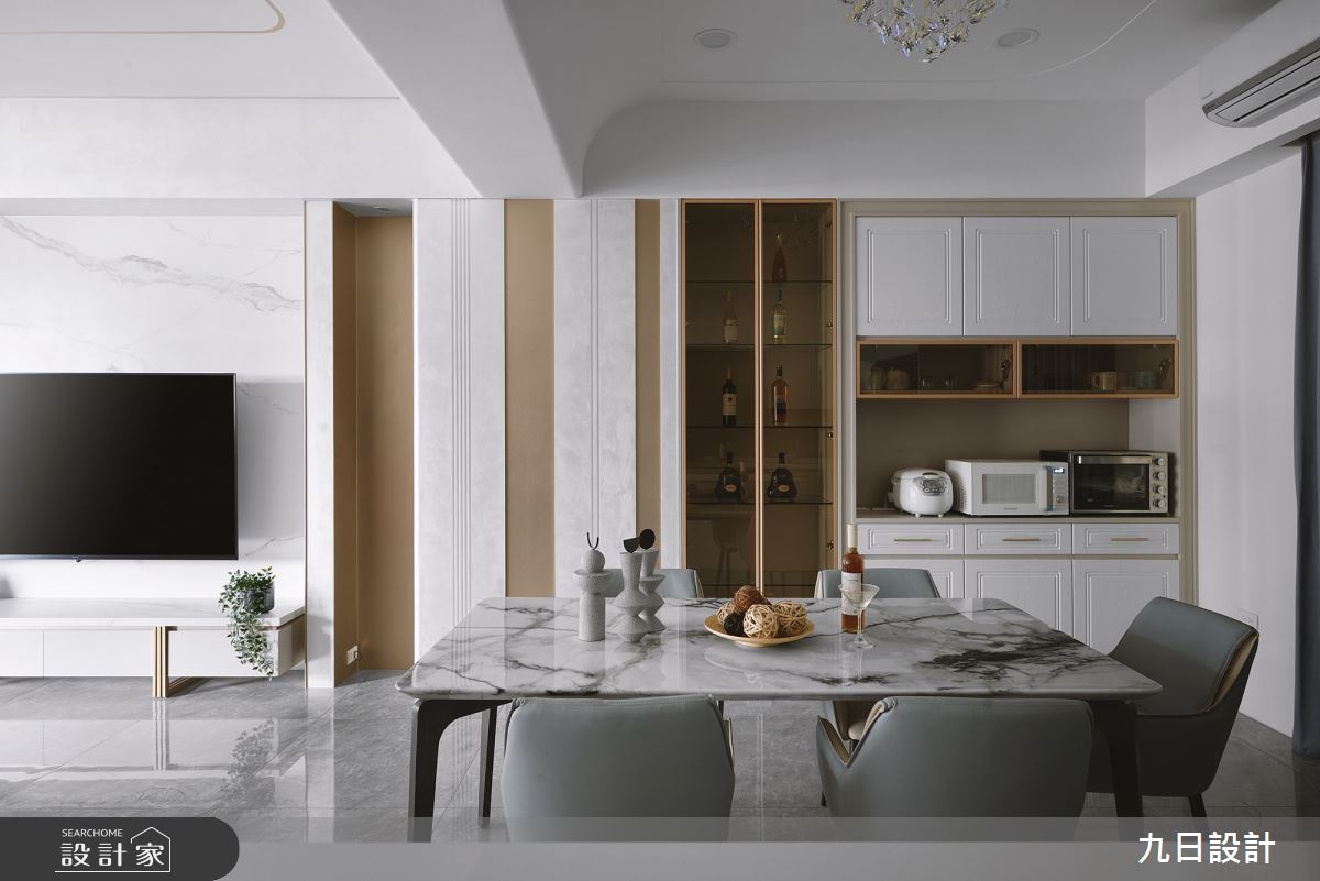 53坪新成屋(5年以下)＿輕奢風餐廳案例圖片＿九日室內裝修設計＿九日_121之20