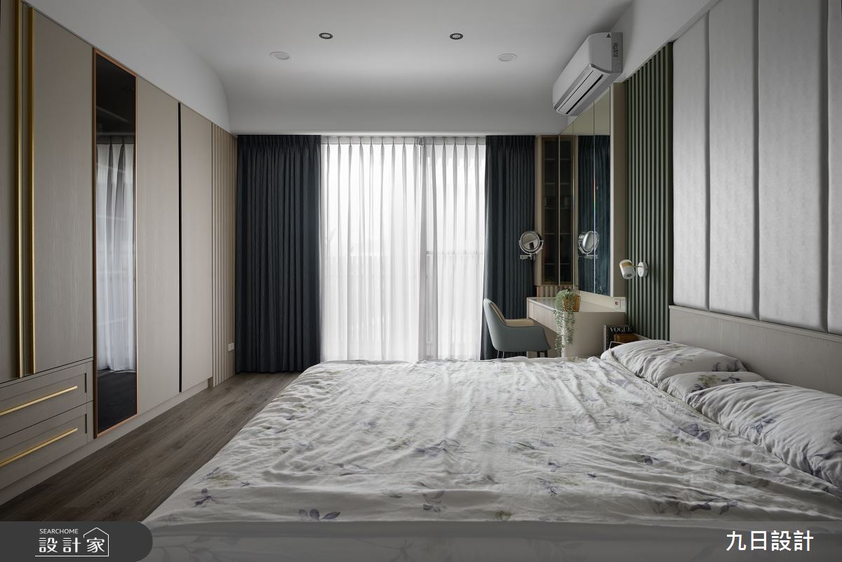53坪新成屋(5年以下)＿輕奢風臥室案例圖片＿九日室內裝修設計＿九日_121之35