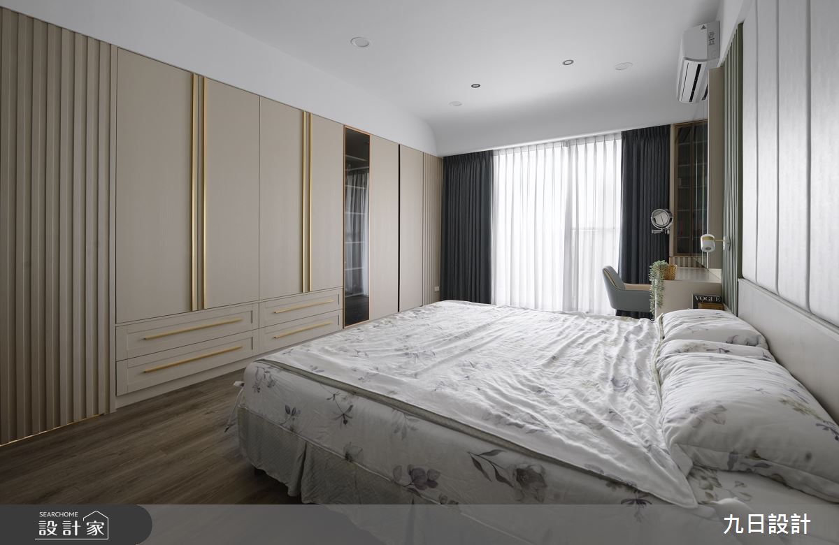 53坪新成屋(5年以下)＿輕奢風臥室案例圖片＿九日室內裝修設計＿九日_121之36