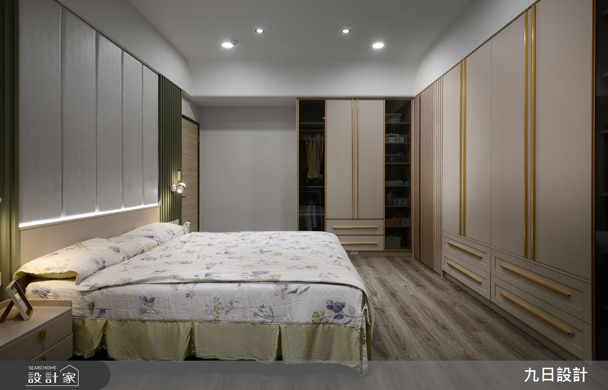 53坪新成屋(5年以下)＿輕奢風臥室案例圖片＿九日室內裝修設計＿九日_121之37