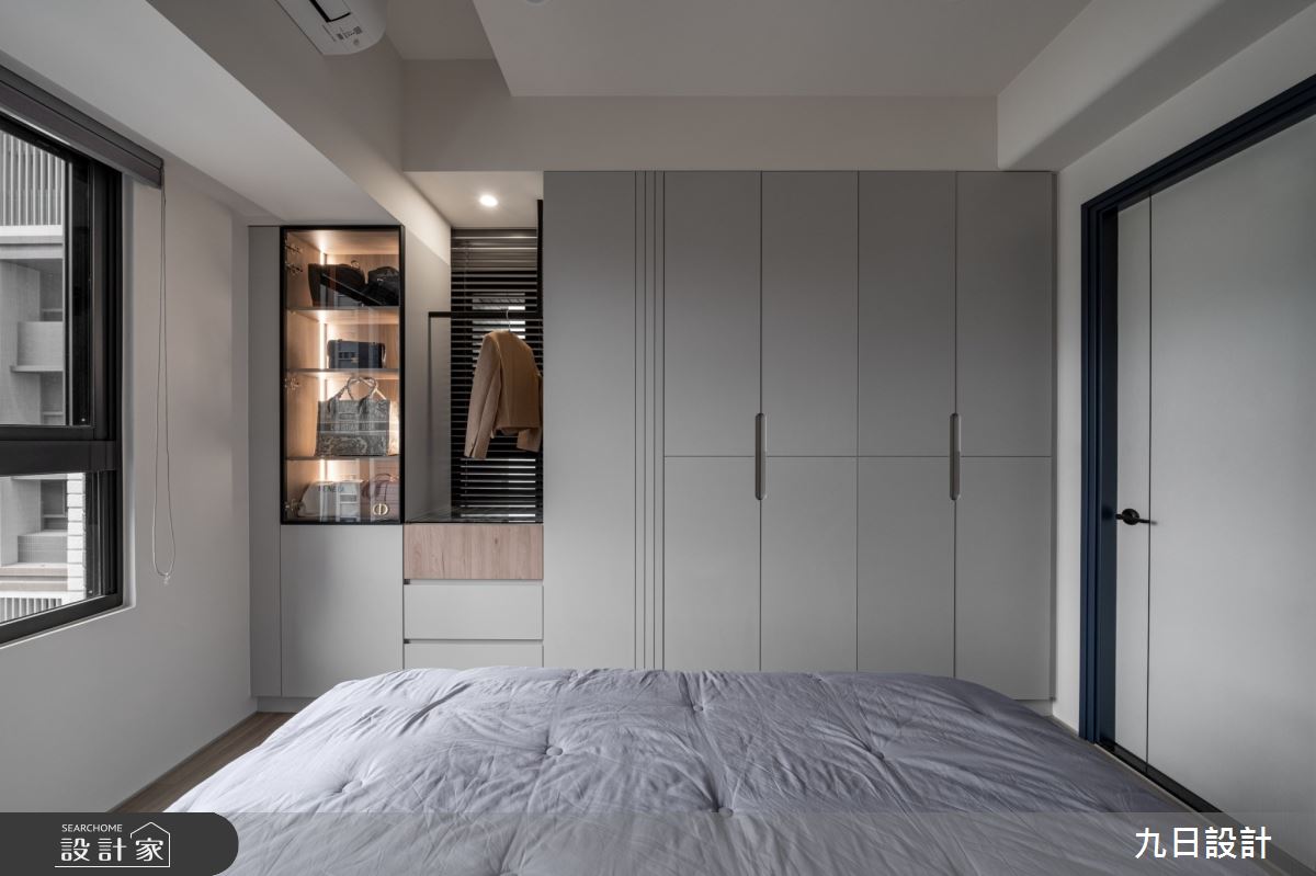24坪新成屋(5年以下)＿現代義式風臥室案例圖片＿九日室內裝修設計＿九日_122之35