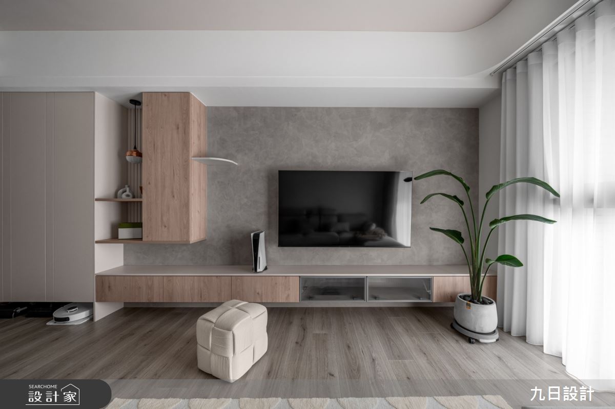 24坪新成屋(5年以下)＿現代義式風客廳案例圖片＿九日室內裝修設計＿九日_122之23