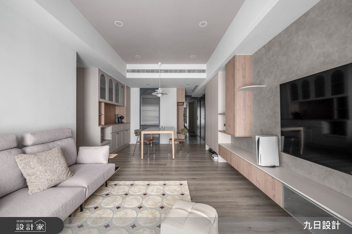 24坪新成屋(5年以下)＿現代義式風客廳餐廳案例圖片＿九日室內裝修設計＿九日_122之20