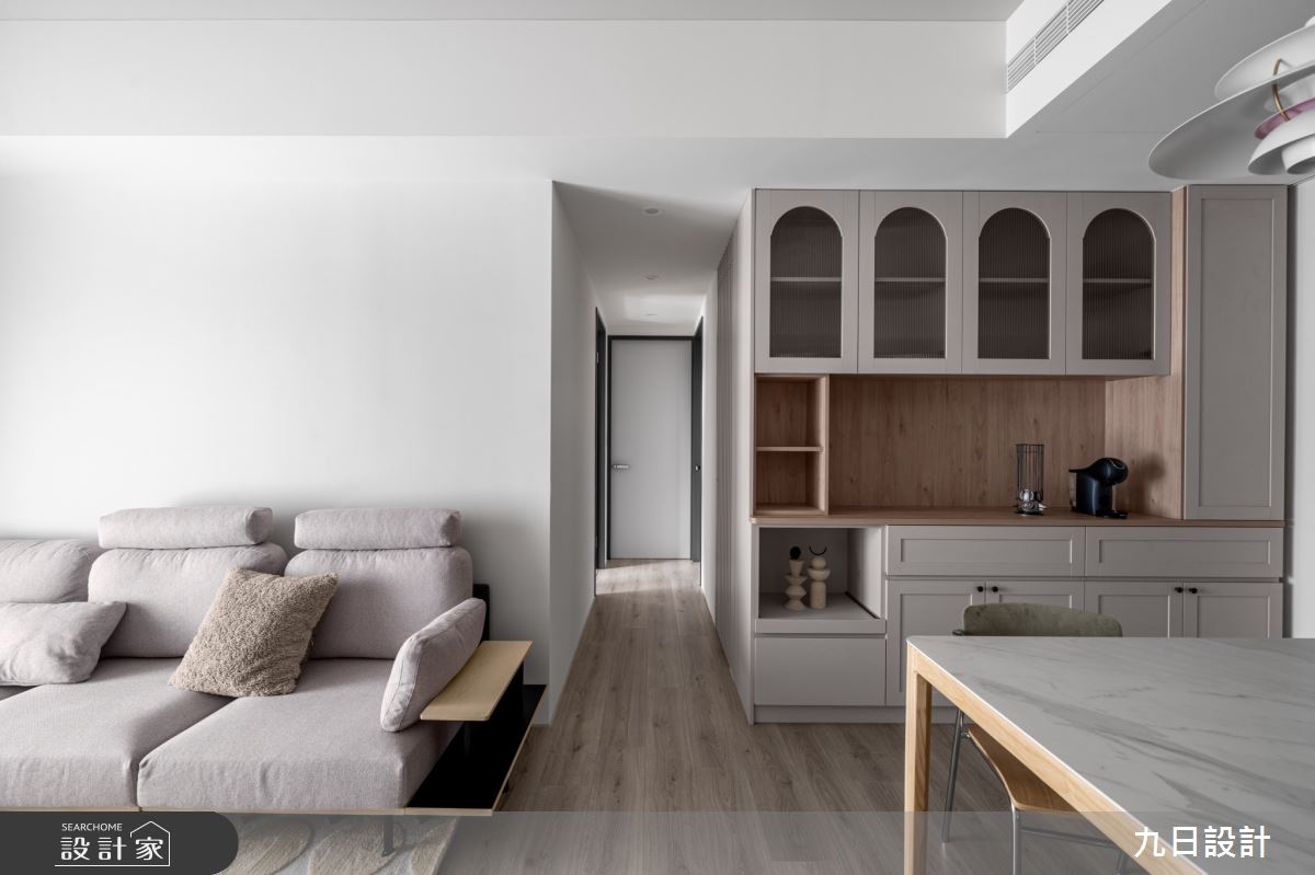 24坪新成屋(5年以下)＿現代義式風客廳餐廳走廊案例圖片＿九日室內裝修設計＿九日_122之17