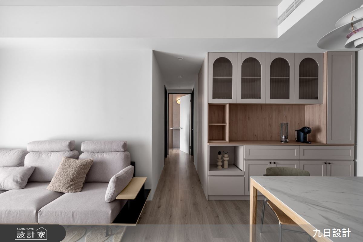 24坪新成屋(5年以下)＿現代義式風客廳餐廳走廊案例圖片＿九日室內裝修設計＿九日_122之16