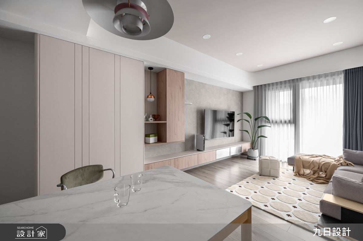 24坪新成屋(5年以下)＿現代義式風客廳案例圖片＿九日室內裝修設計＿九日_122之9