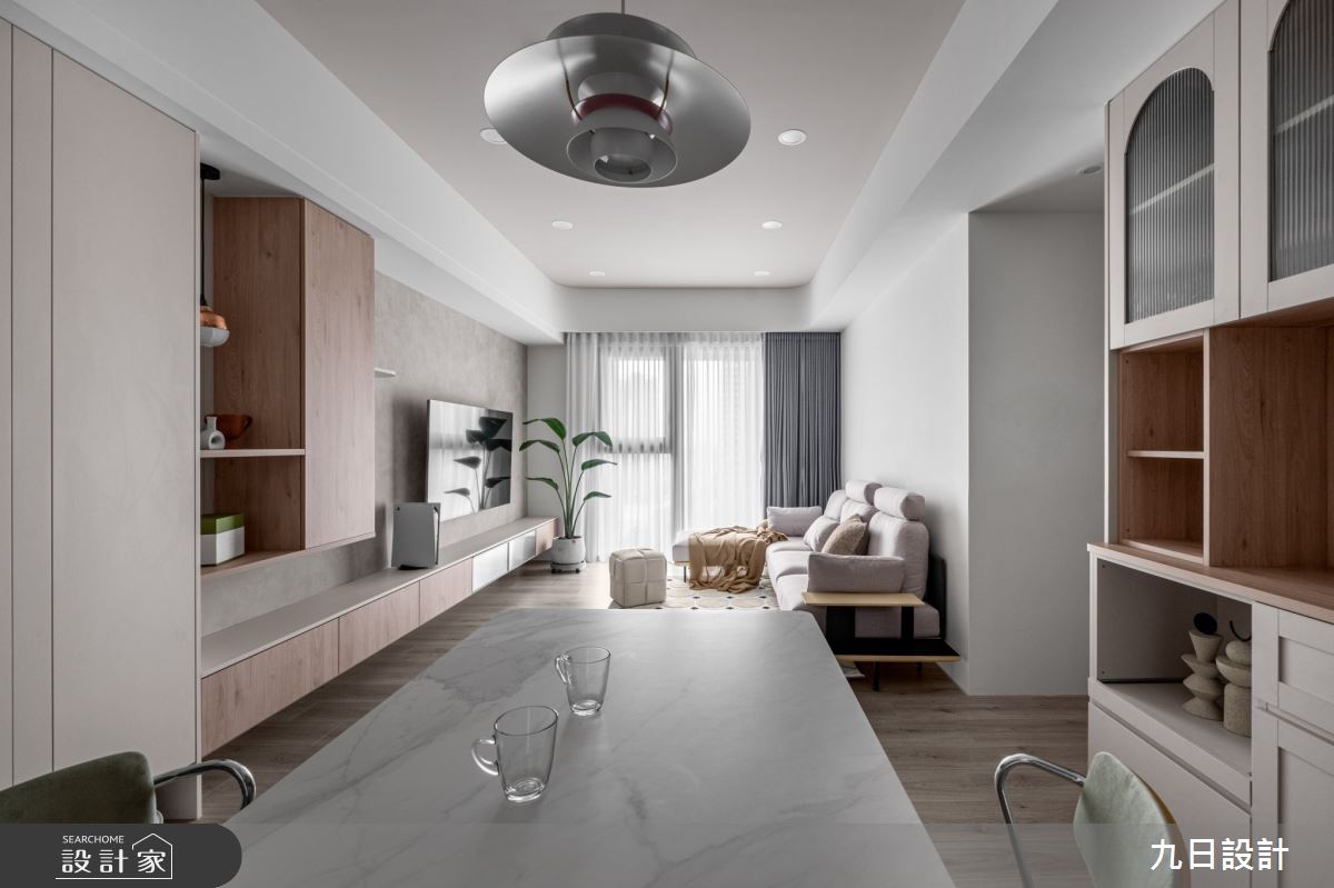 24坪新成屋(5年以下)＿現代義式風客廳餐廳案例圖片＿九日室內裝修設計＿九日_122之8
