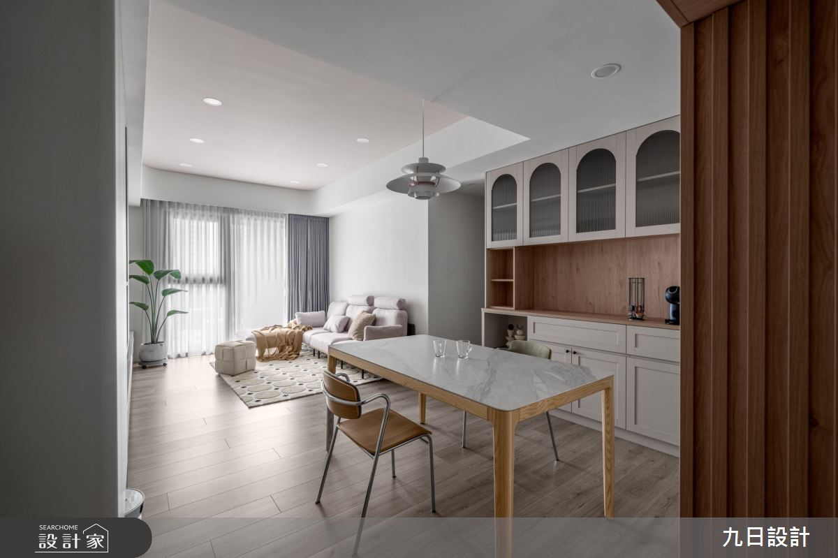 24坪新成屋(5年以下)＿現代義式風客廳餐廳案例圖片＿九日室內裝修設計＿九日_122之4