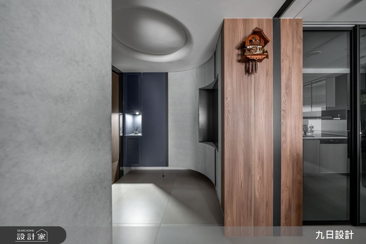 33坪新成屋(5年以下)＿現代風玄關案例圖片＿九日室內裝修設計＿九日_123之12