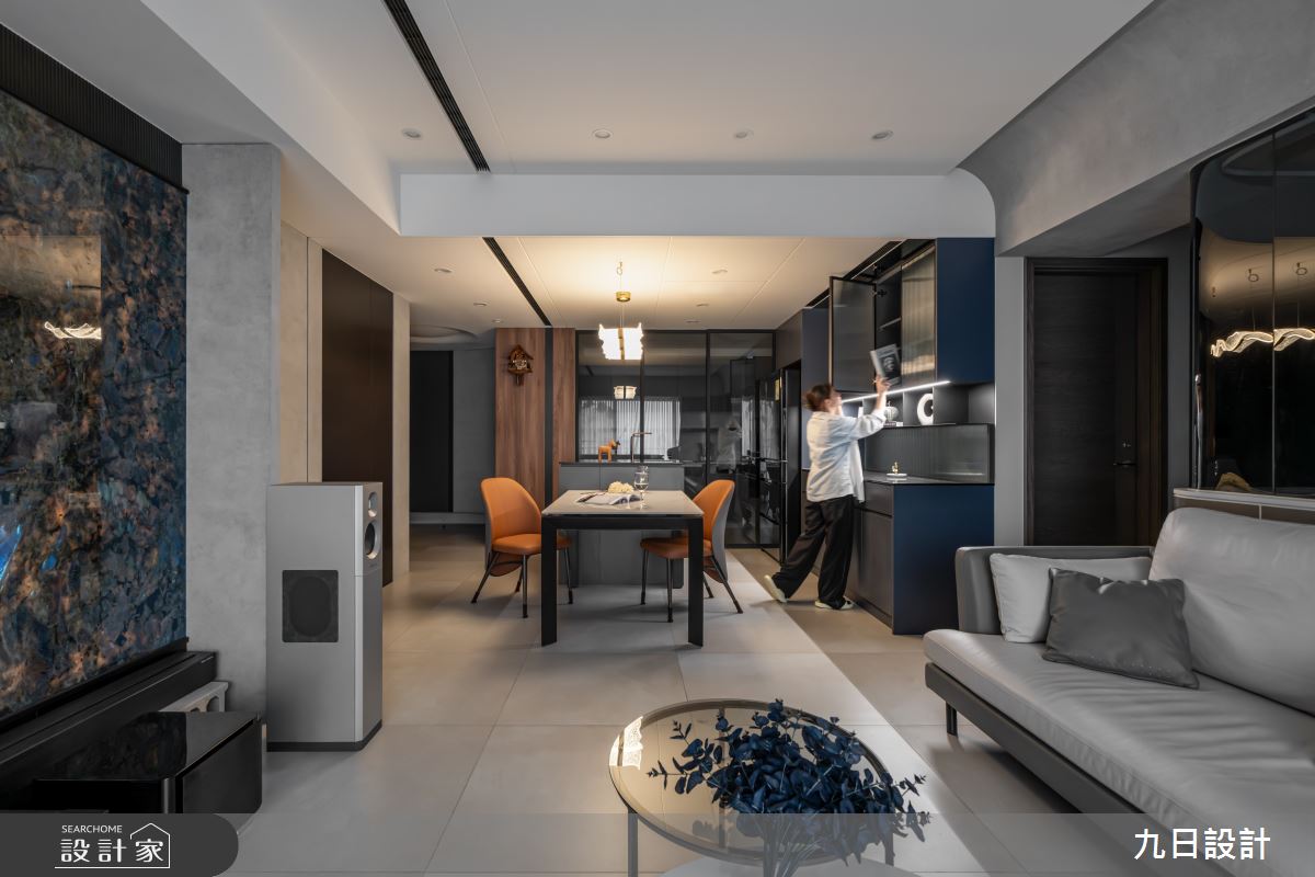 33坪新成屋(5年以下)＿現代風客廳餐廳案例圖片＿九日室內裝修設計＿九日_123之28