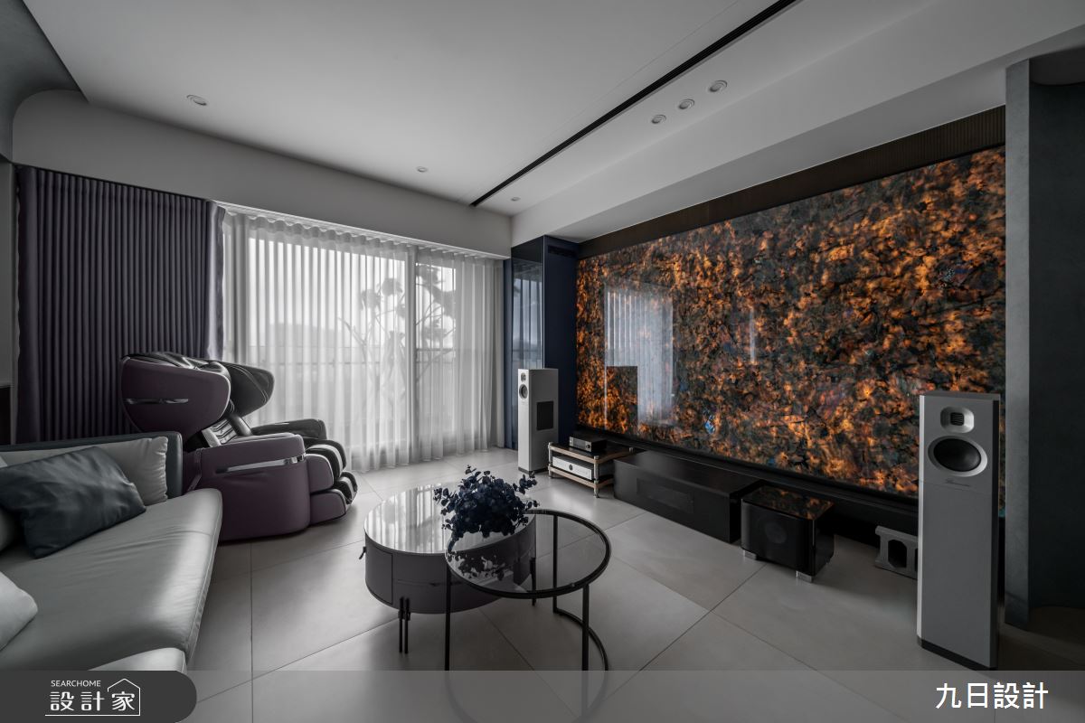 33坪新成屋(5年以下)＿現代風客廳案例圖片＿九日室內裝修設計＿九日_123之33