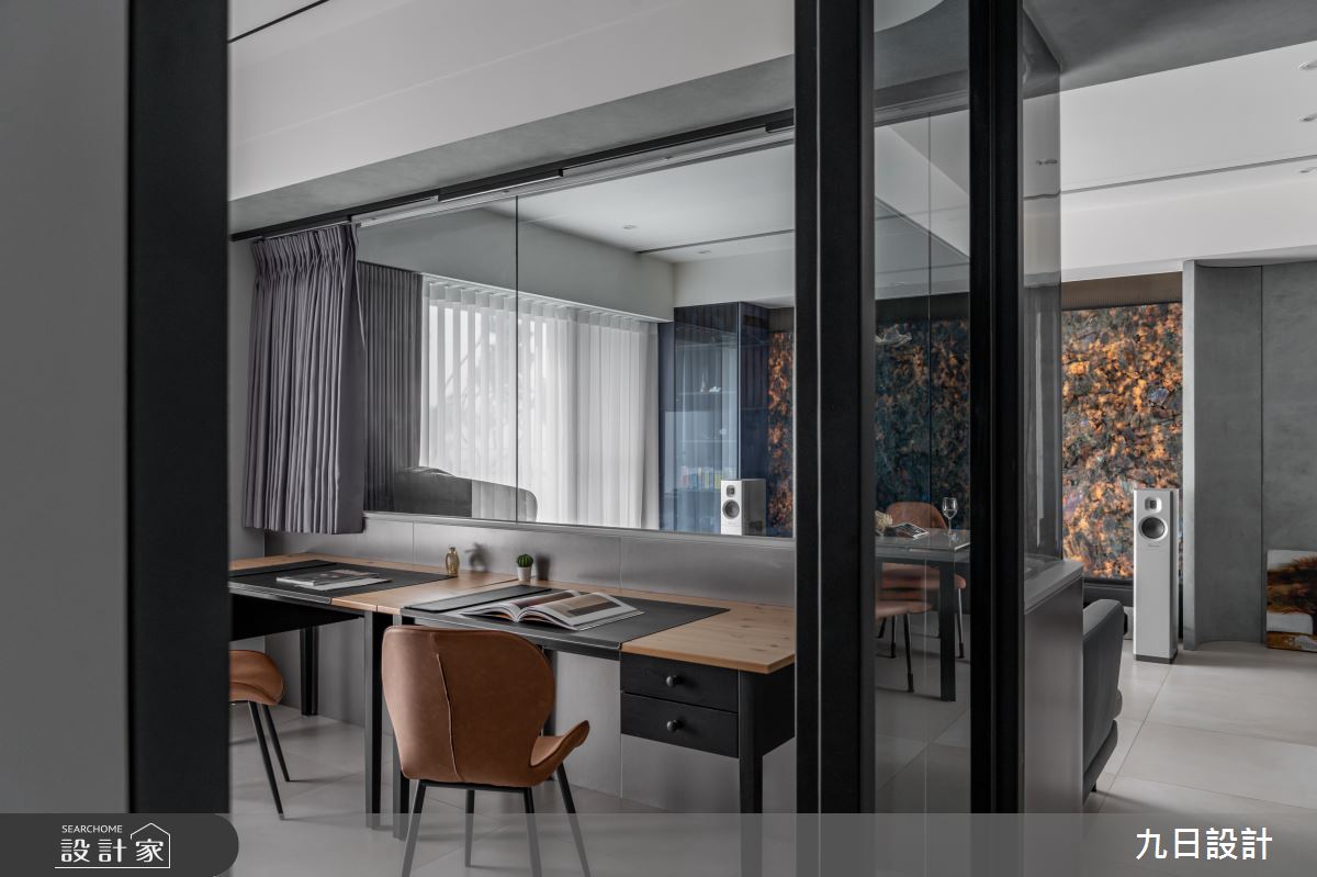 33坪新成屋(5年以下)＿現代風書房工作區案例圖片＿九日室內裝修設計＿九日_123之34