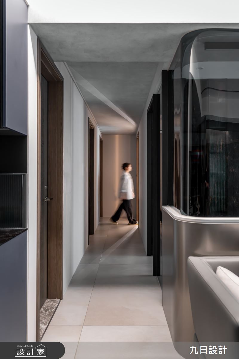33坪新成屋(5年以下)＿現代風走廊案例圖片＿九日室內裝修設計＿九日_123之41