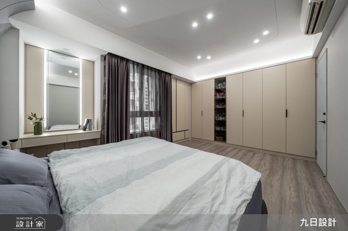 35坪中古屋(5~15年)＿現代風臥室案例圖片＿九日室內裝修設計＿九日_124之32