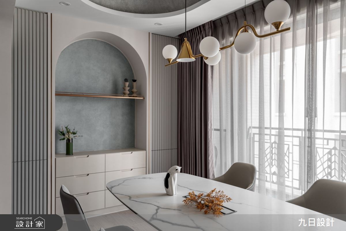 35坪中古屋(5~15年)＿現代風餐廳案例圖片＿九日室內裝修設計＿九日_124之24