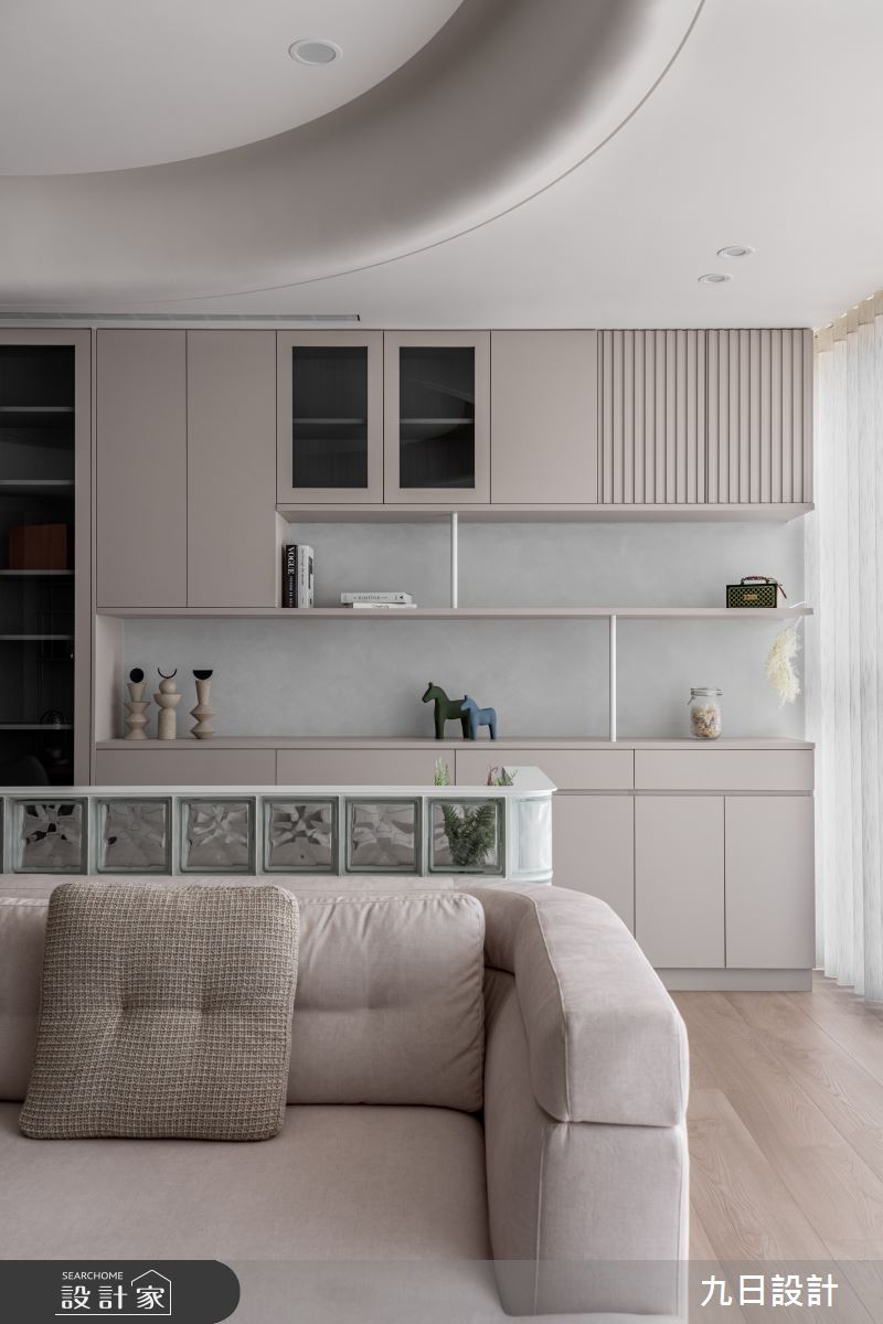 40坪新成屋(5年以下)＿侘寂風客廳案例圖片＿九日室內裝修設計＿九日_125之13