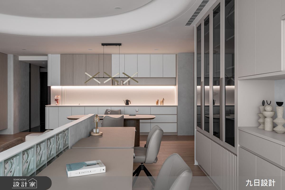 40坪新成屋(5年以下)＿侘寂風餐廳書房案例圖片＿九日室內裝修設計＿九日_125之18