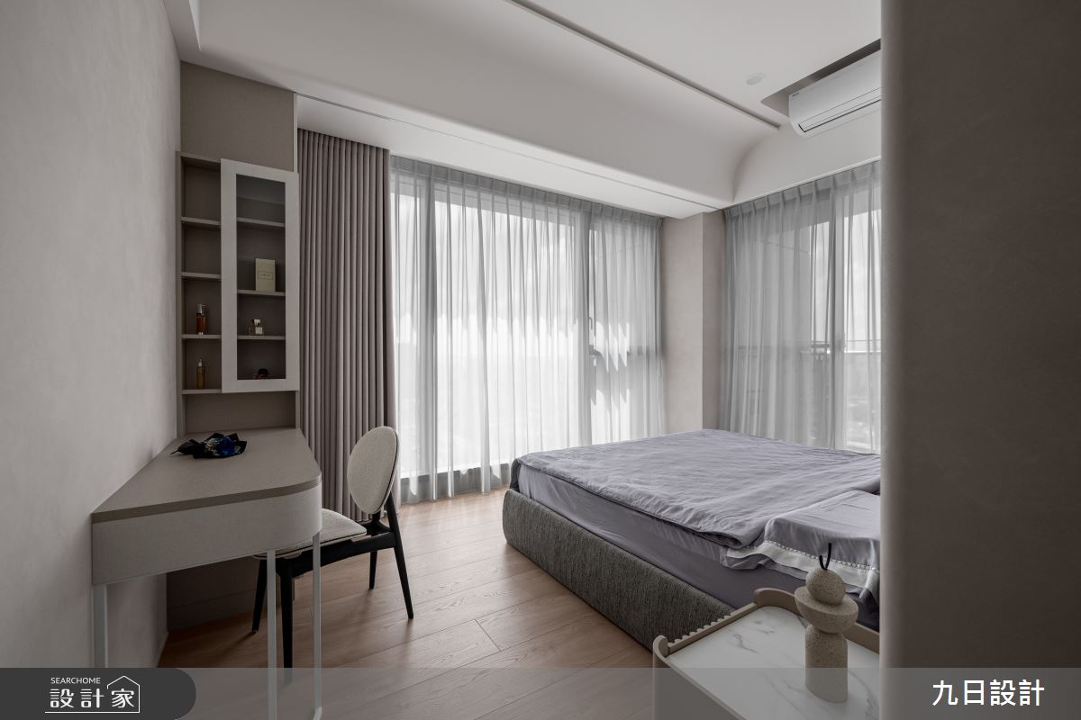 40坪新成屋(5年以下)＿侘寂風臥室案例圖片＿九日室內裝修設計＿九日_125之28