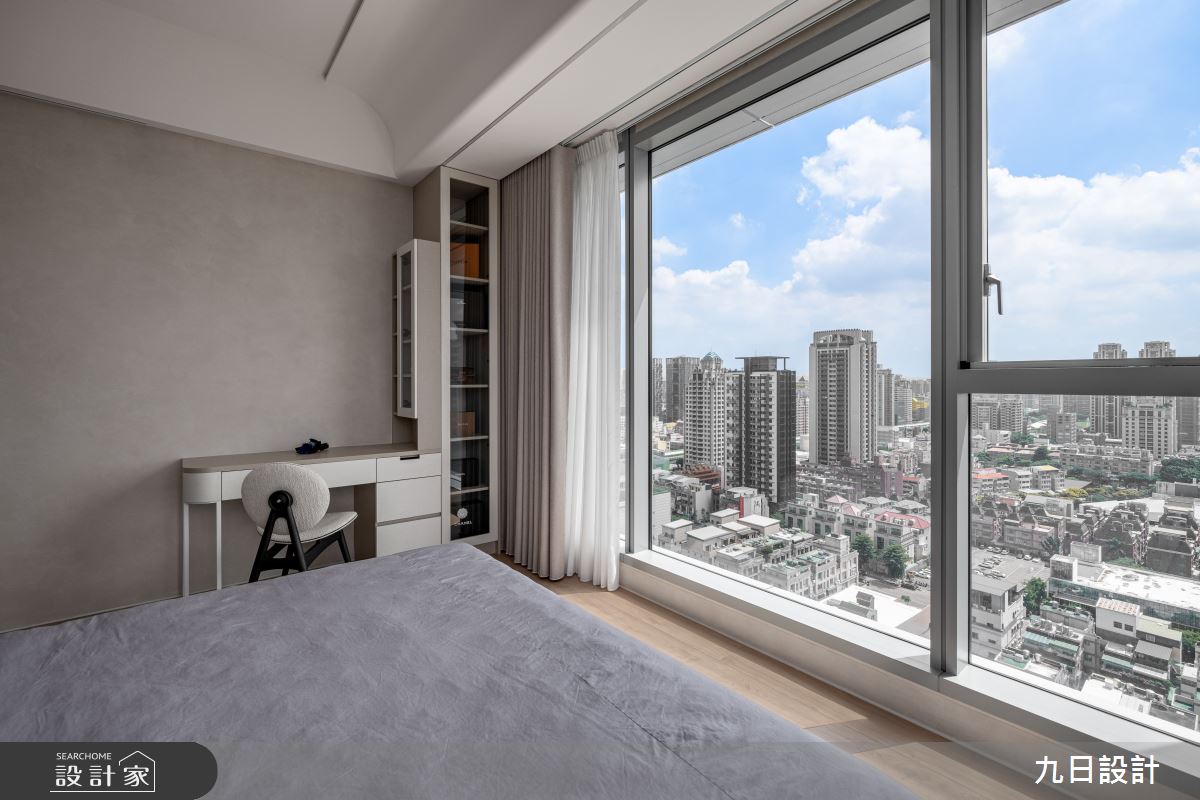 40坪新成屋(5年以下)＿侘寂風臥室案例圖片＿九日室內裝修設計＿九日_125之31