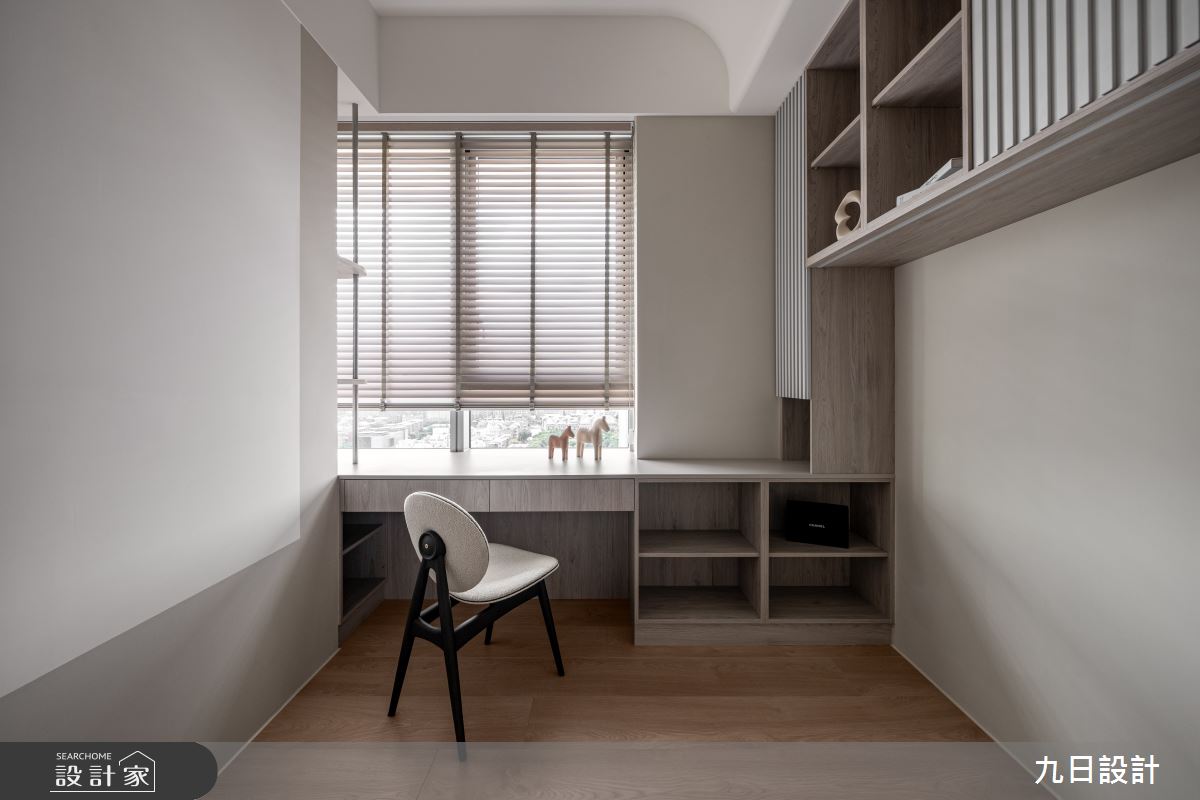 40坪新成屋(5年以下)＿侘寂風書房案例圖片＿九日室內裝修設計＿九日_125之35
