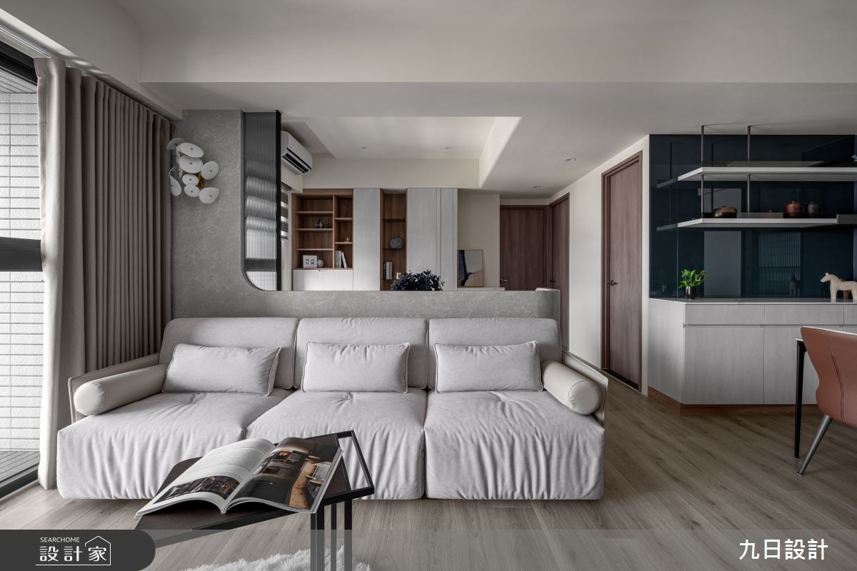 20坪新成屋(5年以下)＿現代風客廳書房案例圖片＿九日室內裝修設計＿九日_127之16