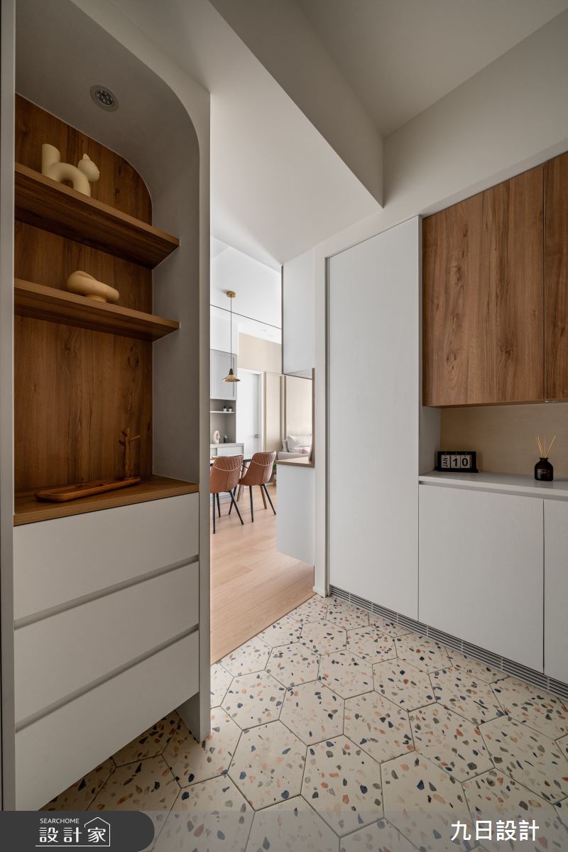 18坪新成屋(5年以下)＿現代日式風玄關案例圖片＿九日室內裝修設計＿九日_128之3