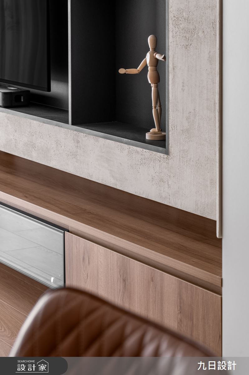 18坪新成屋(5年以下)＿現代日式風客廳案例圖片＿九日室內裝修設計＿九日_128之15