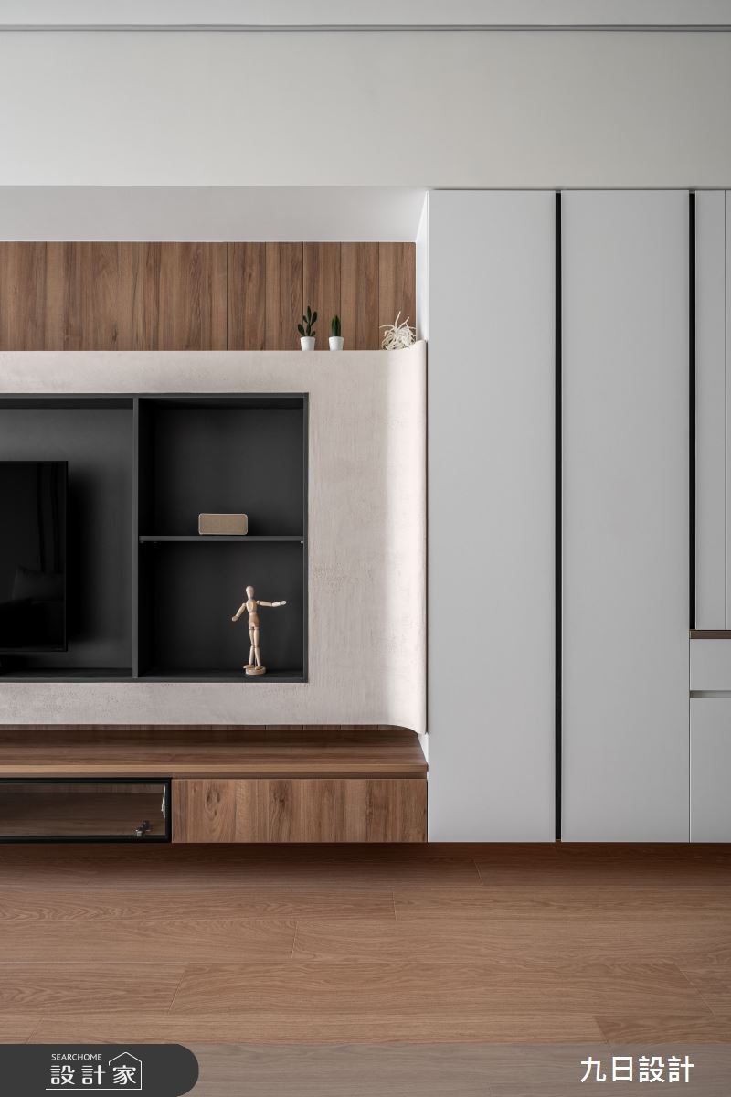 18坪新成屋(5年以下)＿現代日式風客廳案例圖片＿九日室內裝修設計＿九日_128之14