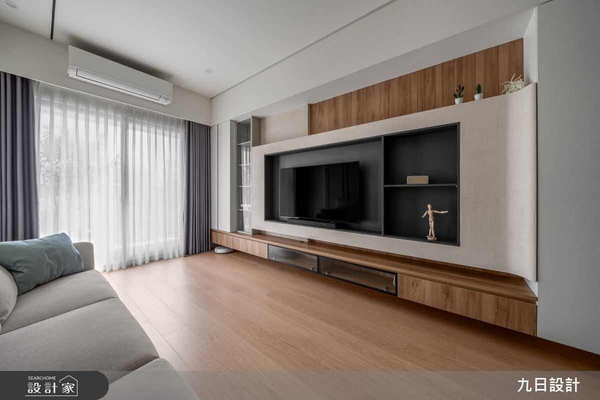 18坪新成屋(5年以下)＿現代日式風客廳案例圖片＿九日室內裝修設計＿九日_128之11