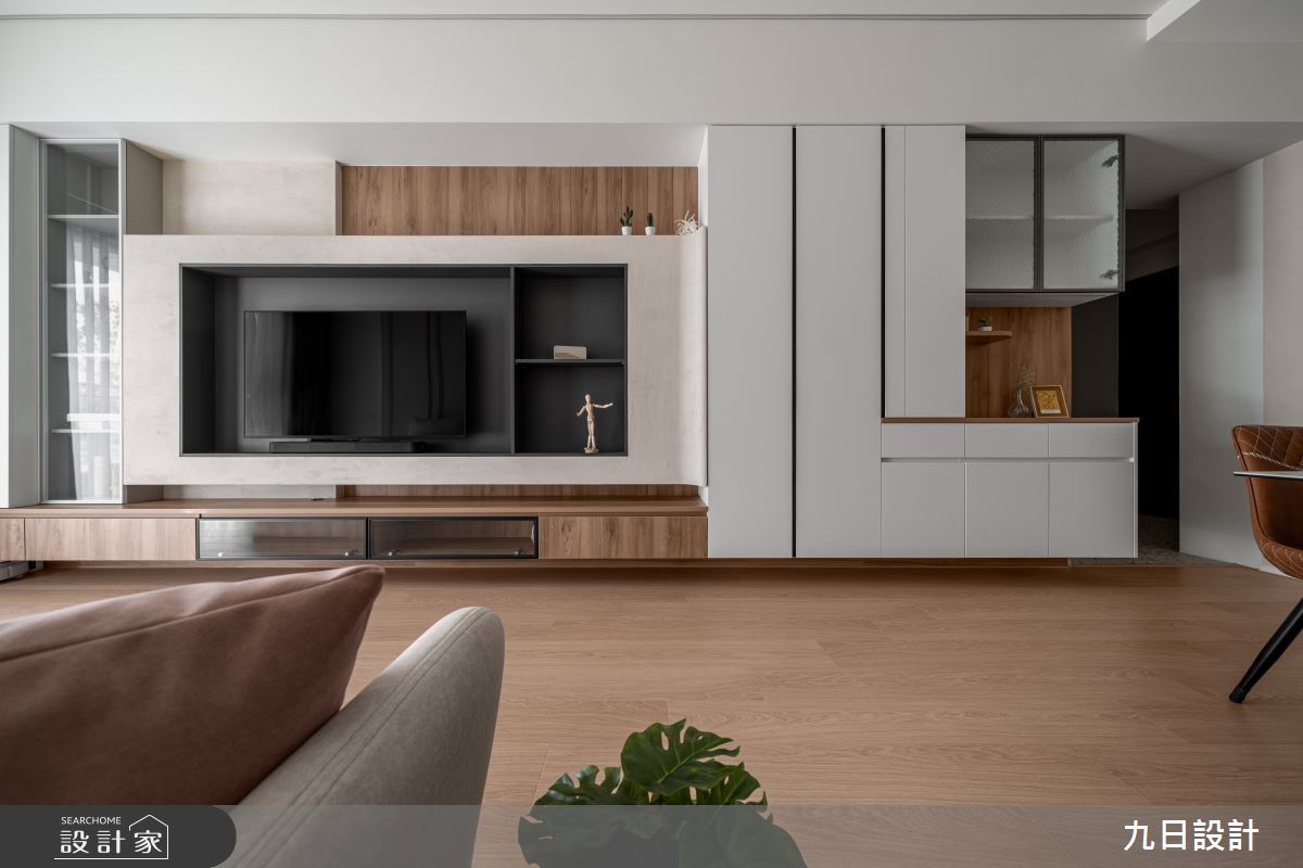 18坪新成屋(5年以下)＿現代日式風客廳案例圖片＿九日室內裝修設計＿九日_128之12