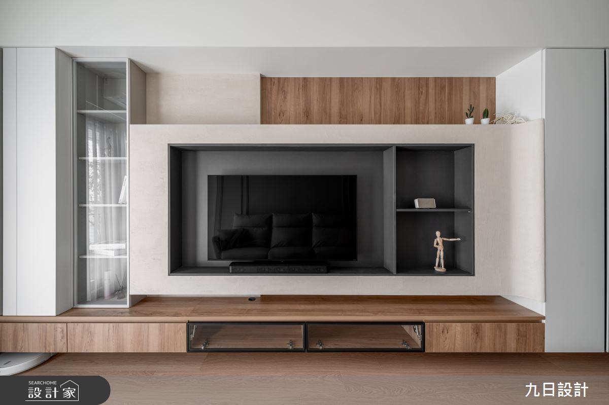 18坪新成屋(5年以下)＿現代日式風客廳案例圖片＿九日室內裝修設計＿九日_128之13