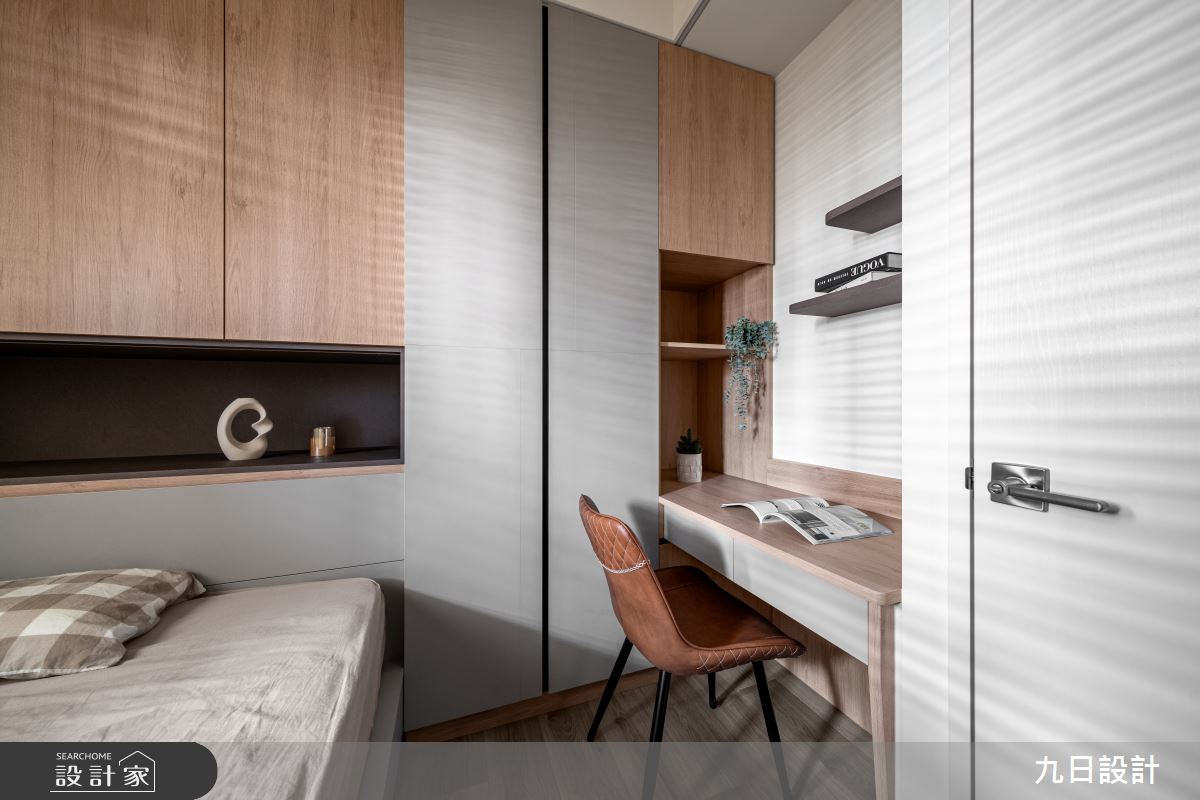 18坪新成屋(5年以下)＿現代日式風臥室案例圖片＿九日室內裝修設計＿九日_128之23