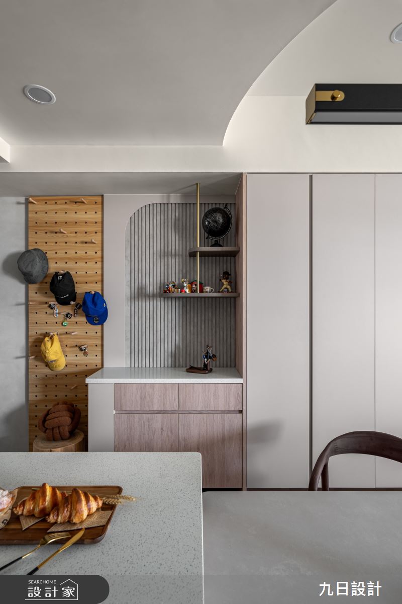22坪新成屋(5年以下)＿現代風餐廳吧檯中島案例圖片＿九日室內裝修設計＿九日_129之10