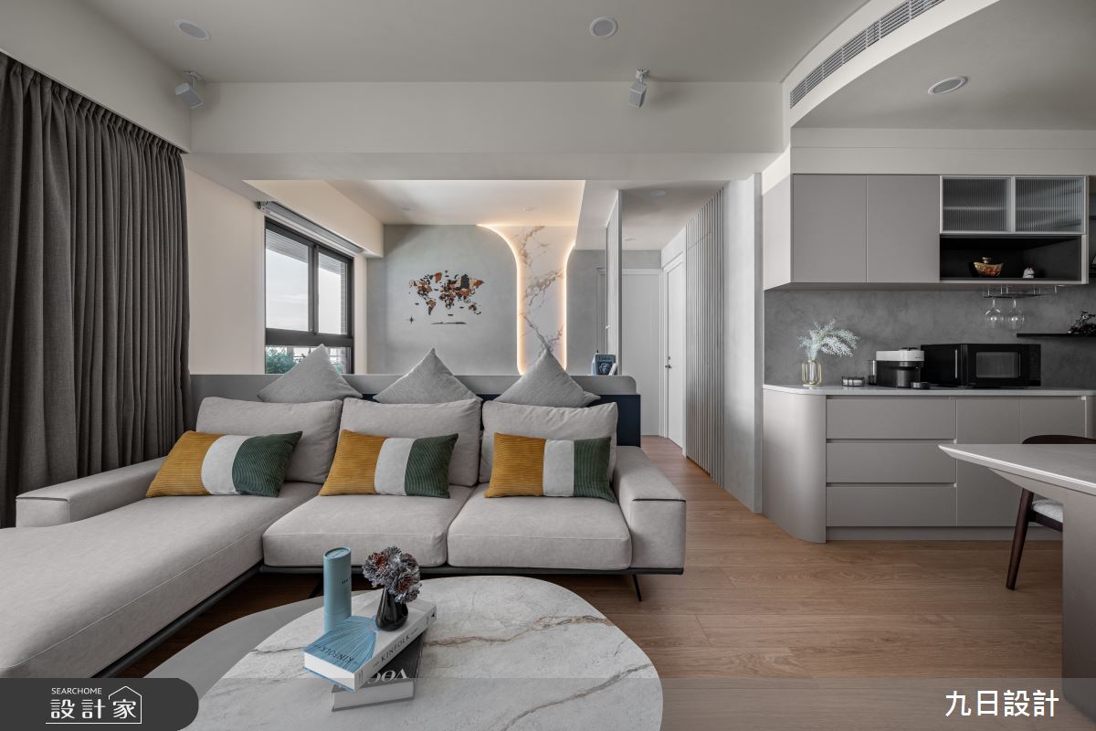 22坪新成屋(5年以下)＿現代風客廳書房案例圖片＿九日室內裝修設計＿九日_129之20
