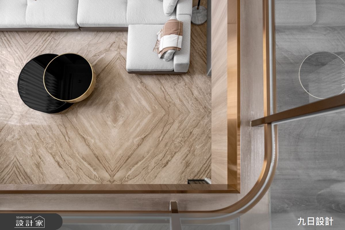 90坪新成屋(5年以下)＿飯店輕奢風客廳案例圖片＿九日室內裝修設計＿九日_130之13