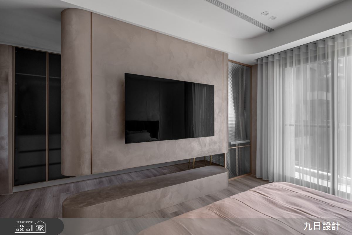90坪新成屋(5年以下)＿飯店輕奢風臥室案例圖片＿九日室內裝修設計＿九日_130之36