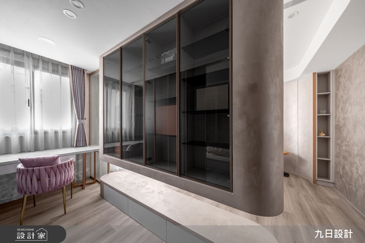 90坪新成屋(5年以下)＿飯店輕奢風臥室案例圖片＿九日室內裝修設計＿九日_130之40