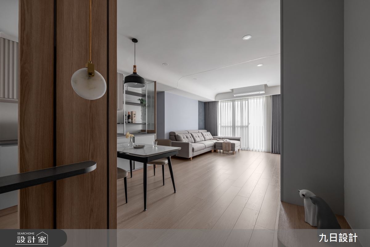 35坪老屋(16~30年)＿現代北歐風玄關客廳餐廳案例圖片＿九日室內裝修設計＿九日_131之3