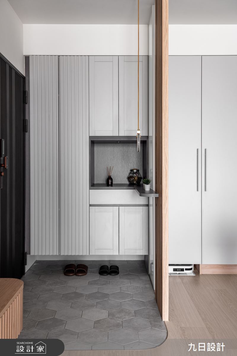 35坪老屋(16~30年)＿現代北歐風玄關案例圖片＿九日室內裝修設計＿九日_131之5