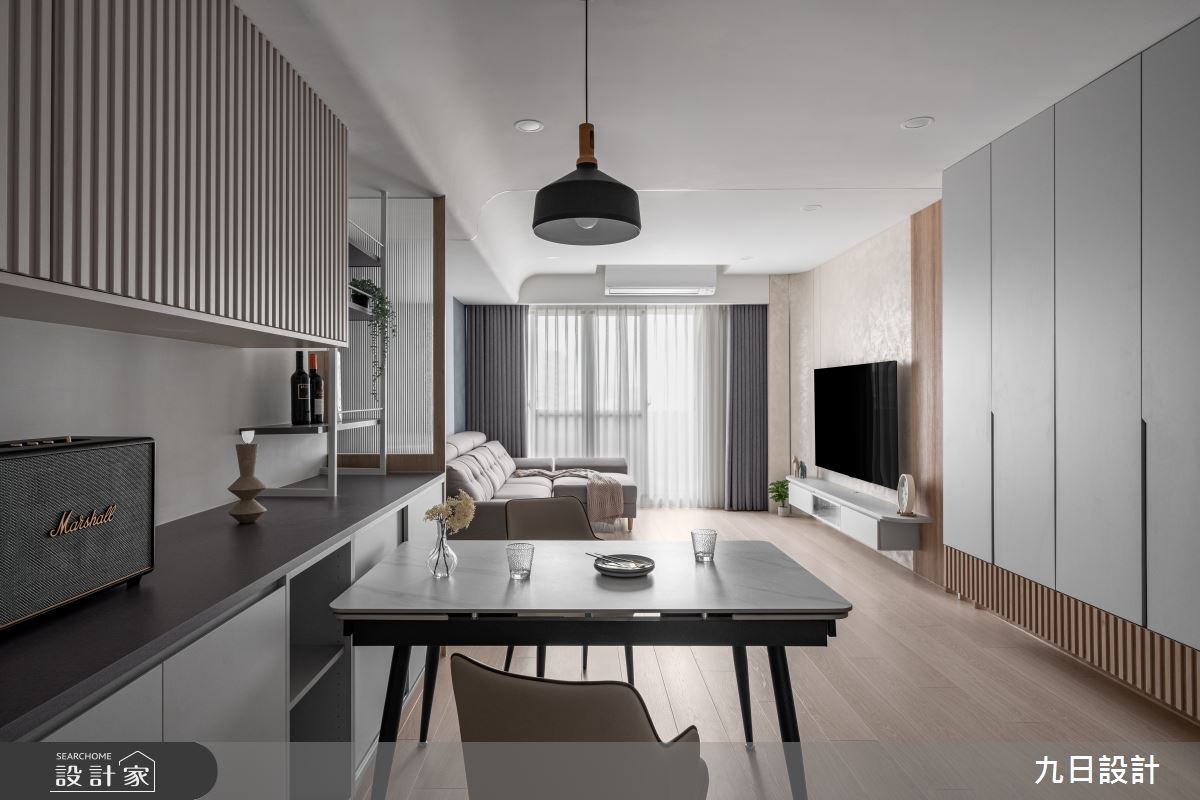 35坪老屋(16~30年)＿現代北歐風客廳餐廳案例圖片＿九日室內裝修設計＿九日_131之9