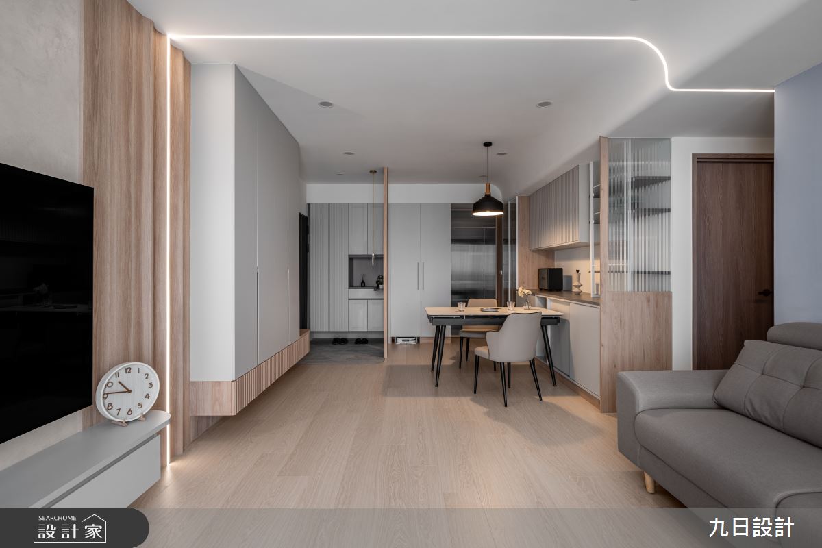 35坪老屋(16~30年)＿現代北歐風玄關客廳餐廳案例圖片＿九日室內裝修設計＿九日_131之21
