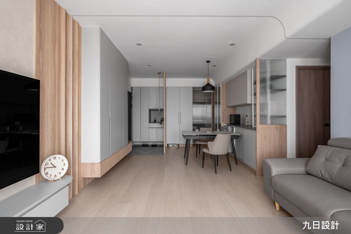 35坪老屋(16~30年)＿現代北歐風玄關客廳餐廳案例圖片＿九日室內裝修設計＿九日_131之22