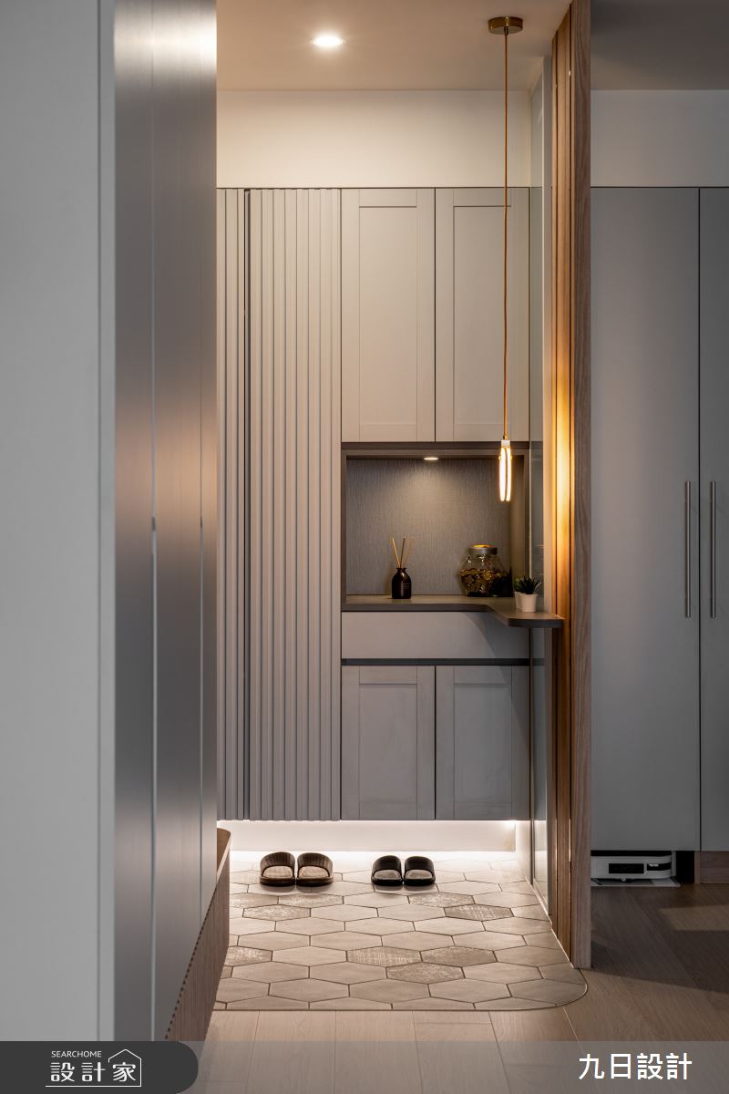 35坪老屋(16~30年)＿現代北歐風玄關案例圖片＿九日室內裝修設計＿九日_131之6