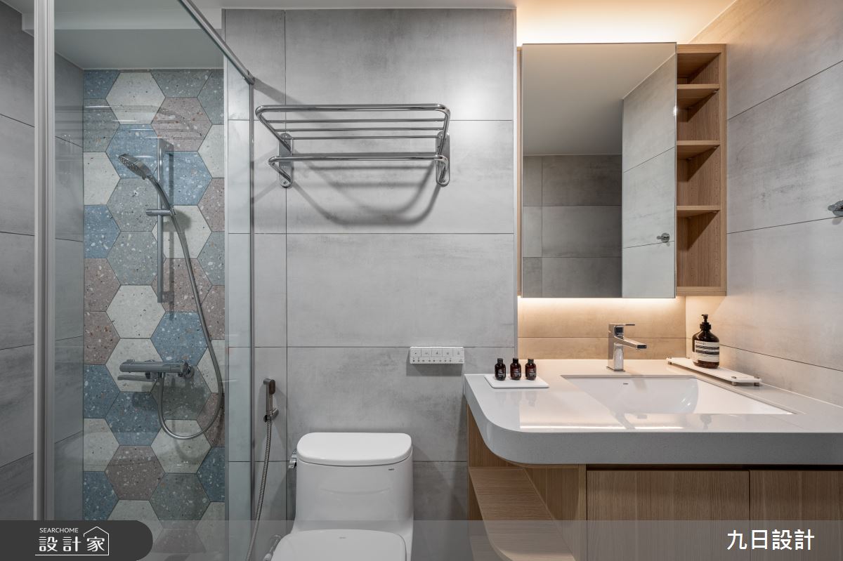 35坪老屋(16~30年)＿現代北歐風浴室案例圖片＿九日室內裝修設計＿九日_131之29